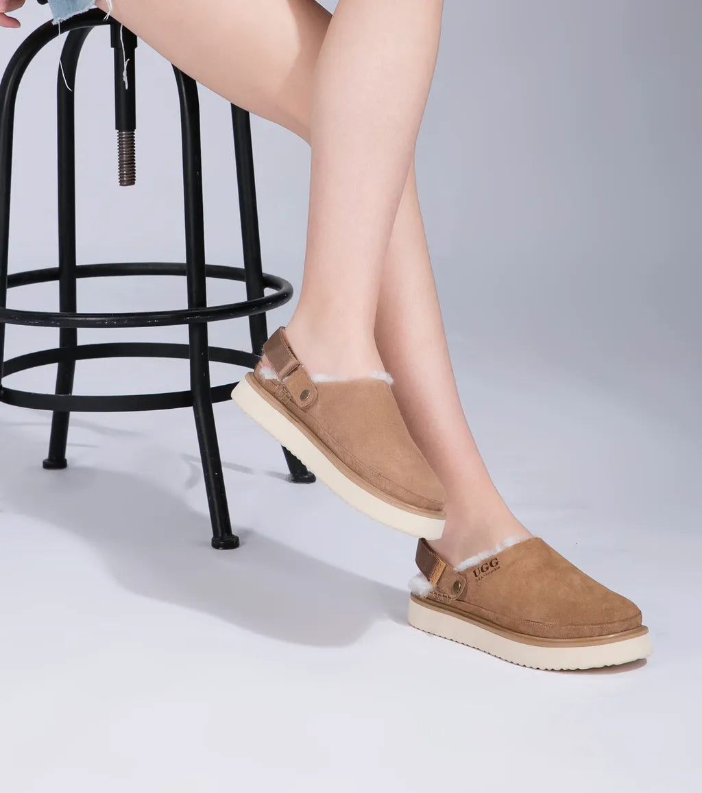 UGG Platinum Mini Suede Platform Açık Kahverengi  Boots