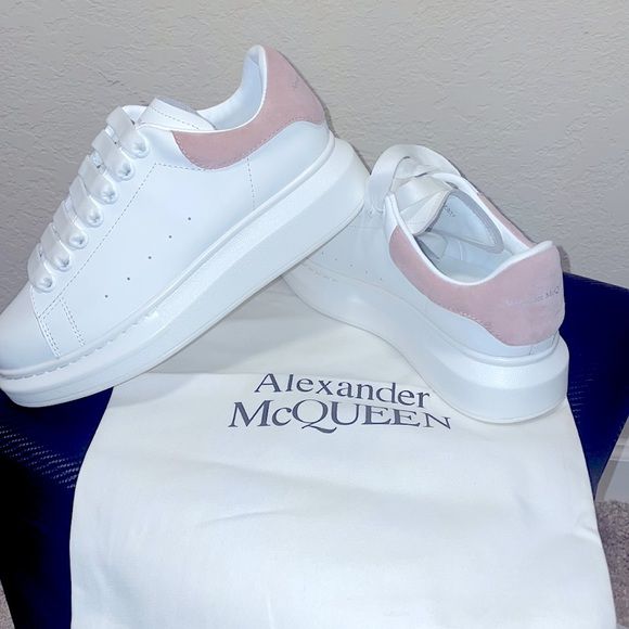 Alexander McQueen Sneakers Beyaz Pembe