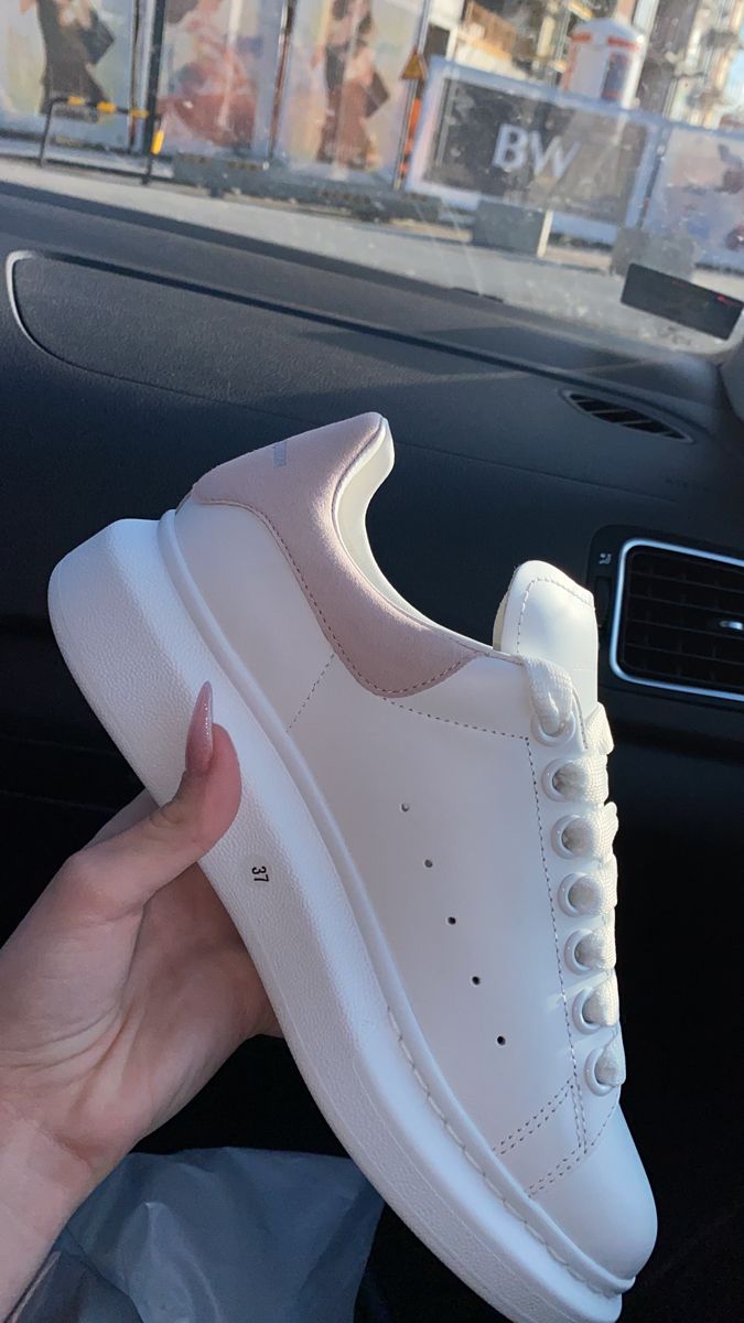 Alexander McQueen Sneakers Beyaz Pembe