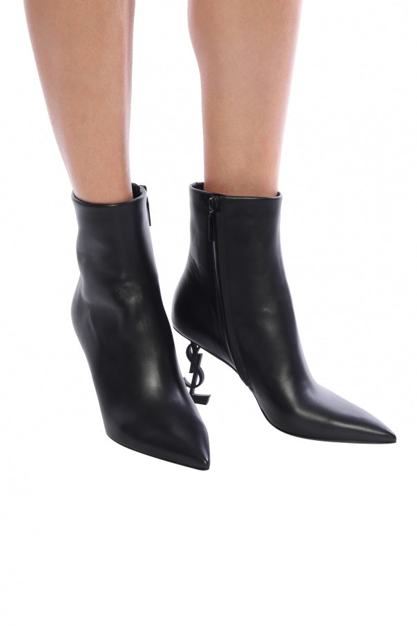 Saint Lauren ‘Opyum’ Heeled Ankle Siyah Boots