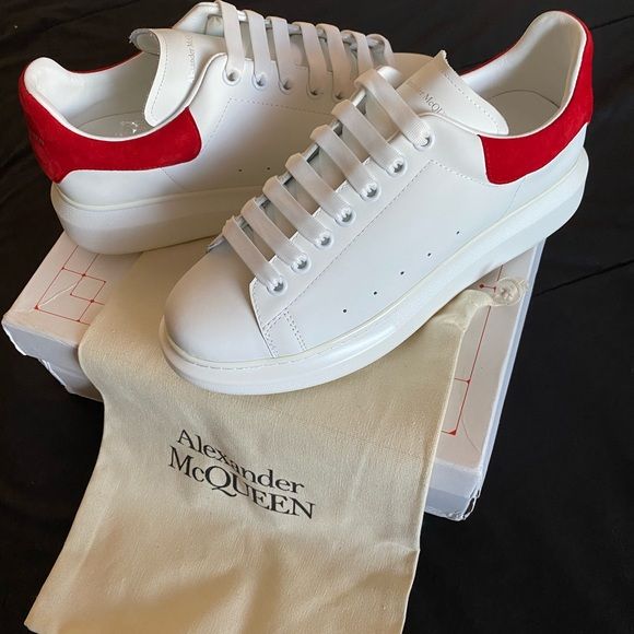 Alexander McQueen Sneakers Beyaz Kırmızı