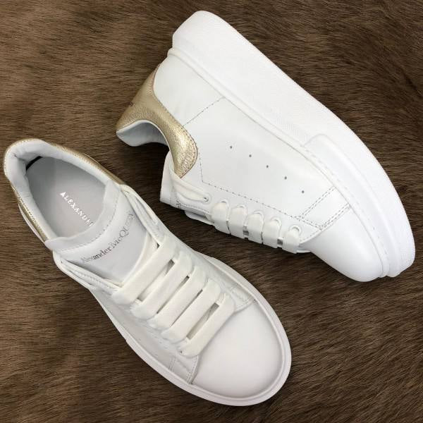 Alexander McQueen Sneakers Beyaz Gold