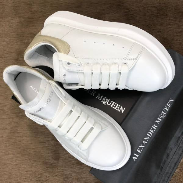 Alexander McQueen Sneakers Beyaz Gold