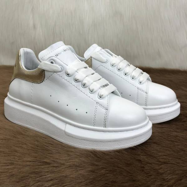 Alexander McQueen Sneakers Beyaz Gold