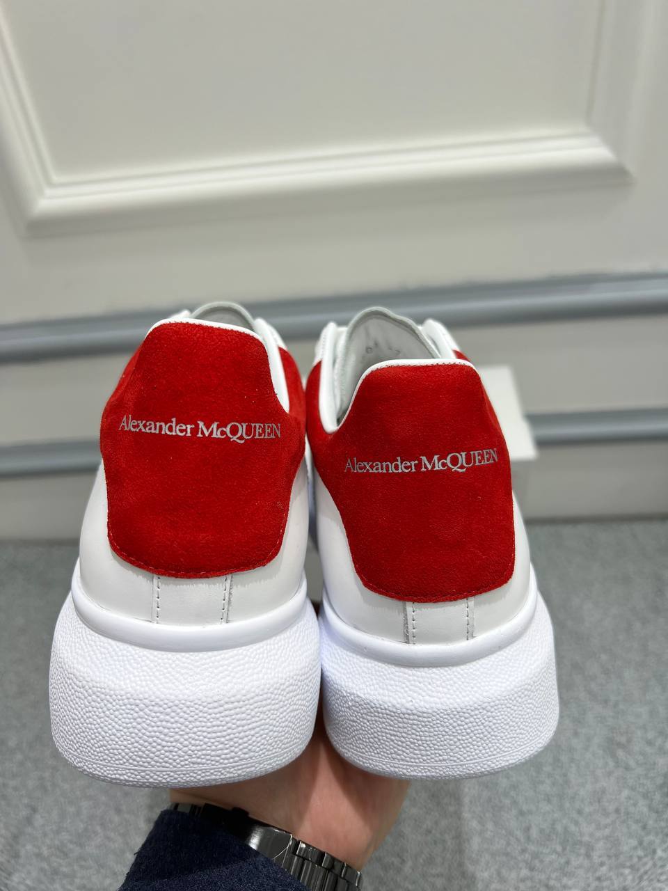 Alexander McQueen Sneakers Beyaz Kırmızı