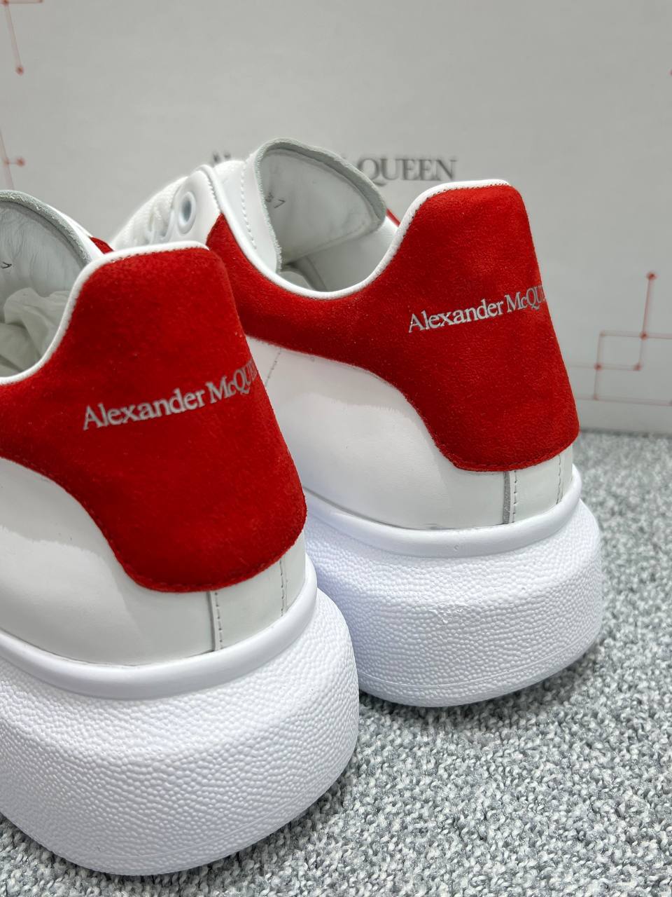 Alexander McQueen Sneakers Beyaz Kırmızı