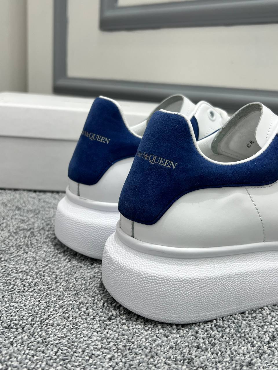 Alexander McQueen Sneakers Mavi Beyaz