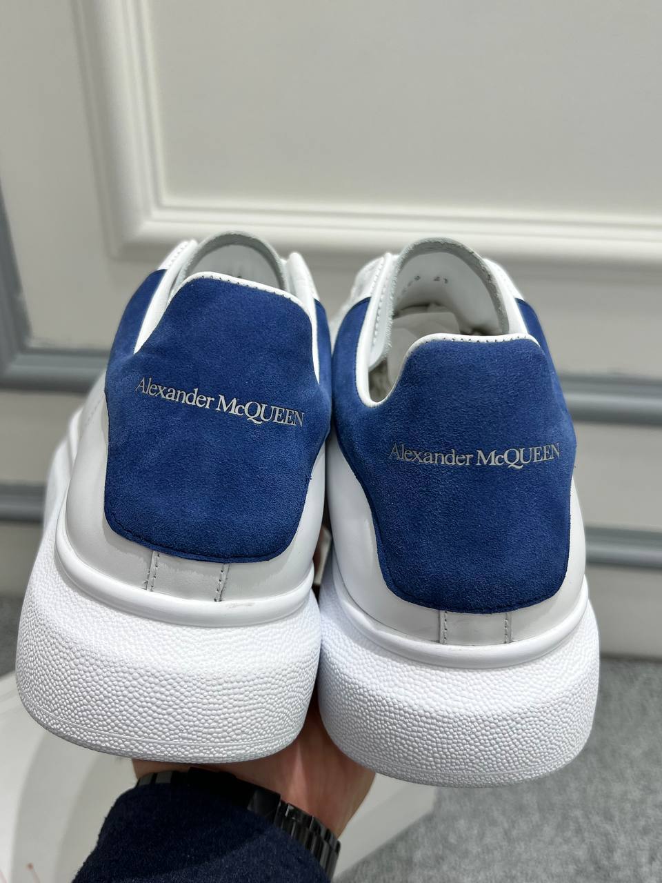 Alexander McQueen Sneakers Mavi Beyaz