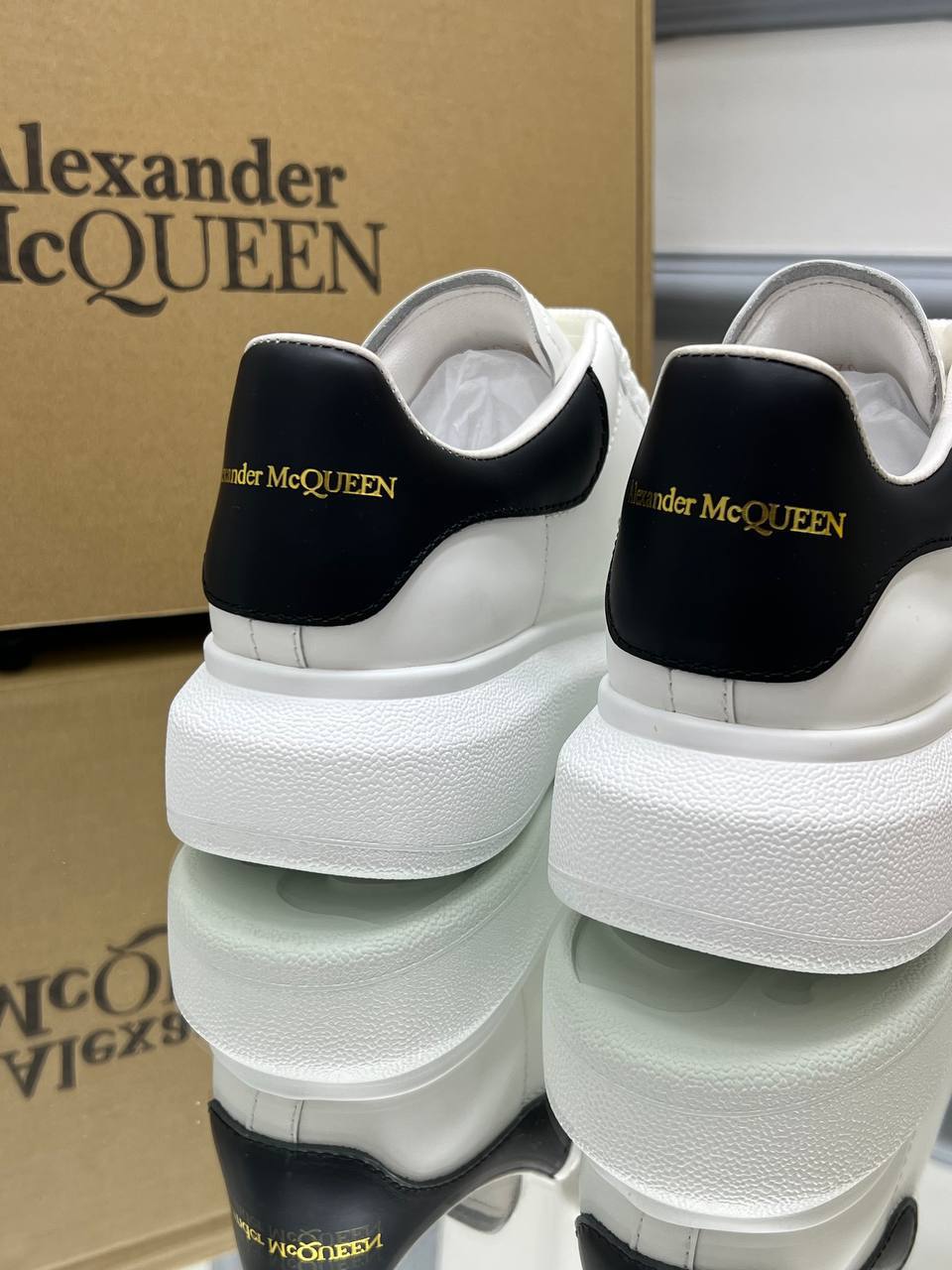 Alexander McQueen Sneakers Beyaz Siyah