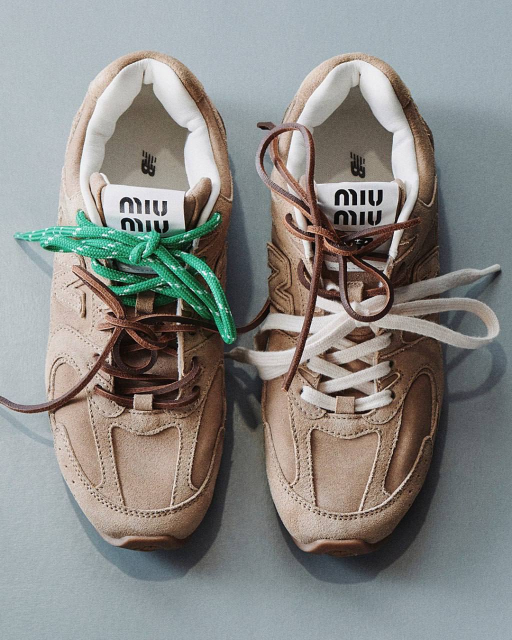 Miu Miu x New Balance 530  Kahve Yeşil