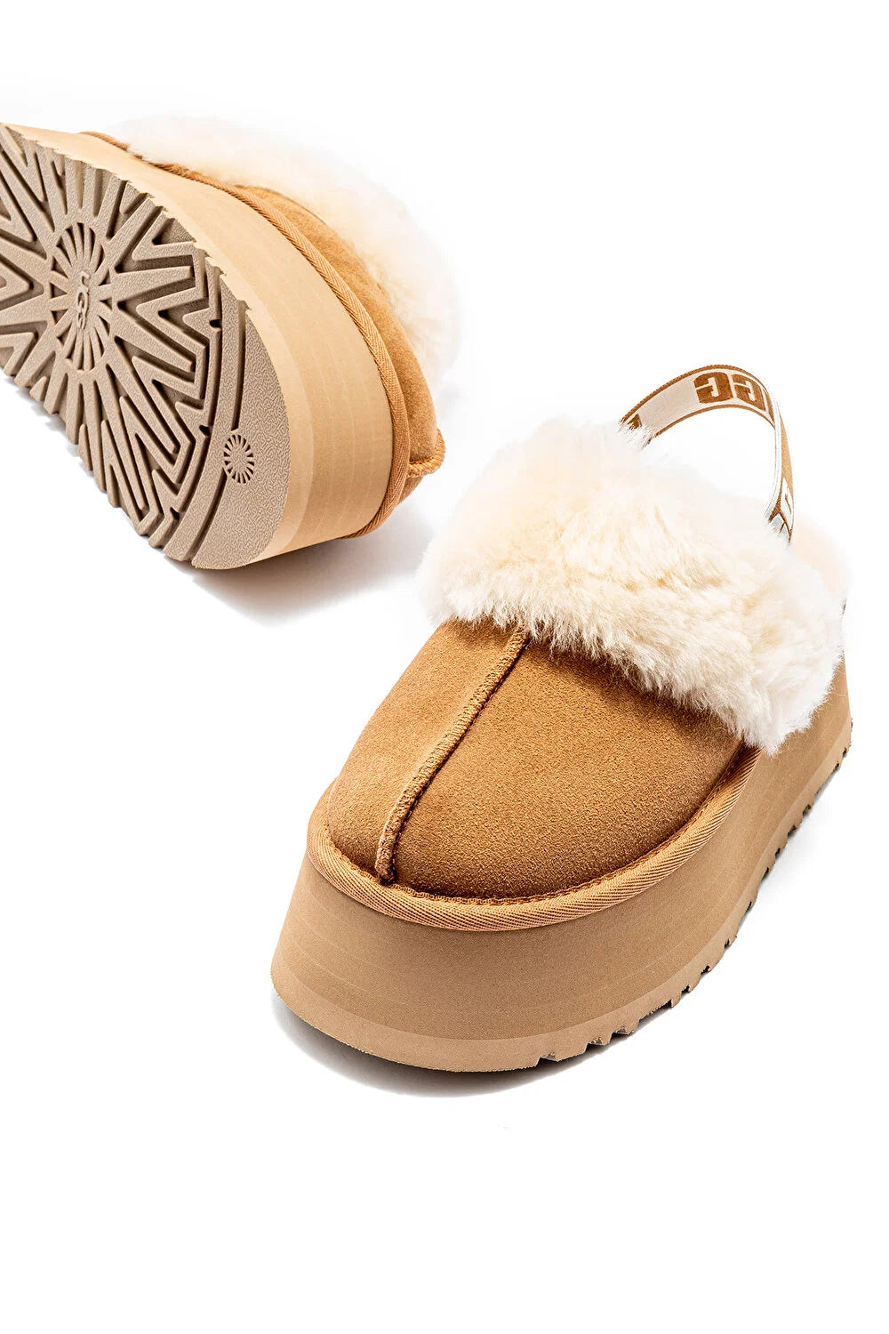 UGG Funkette Taba Platform Sandalet