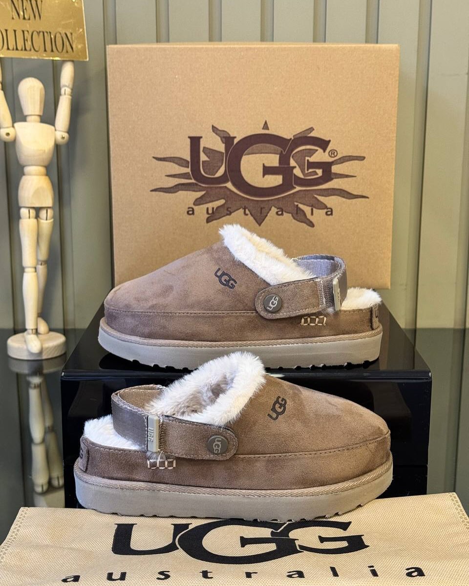 UGG Platinum Mini Suede Platform Koyu Kahverengi  Boots