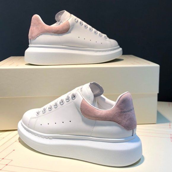 Alexander McQueen Sneakers Beyaz Pembe