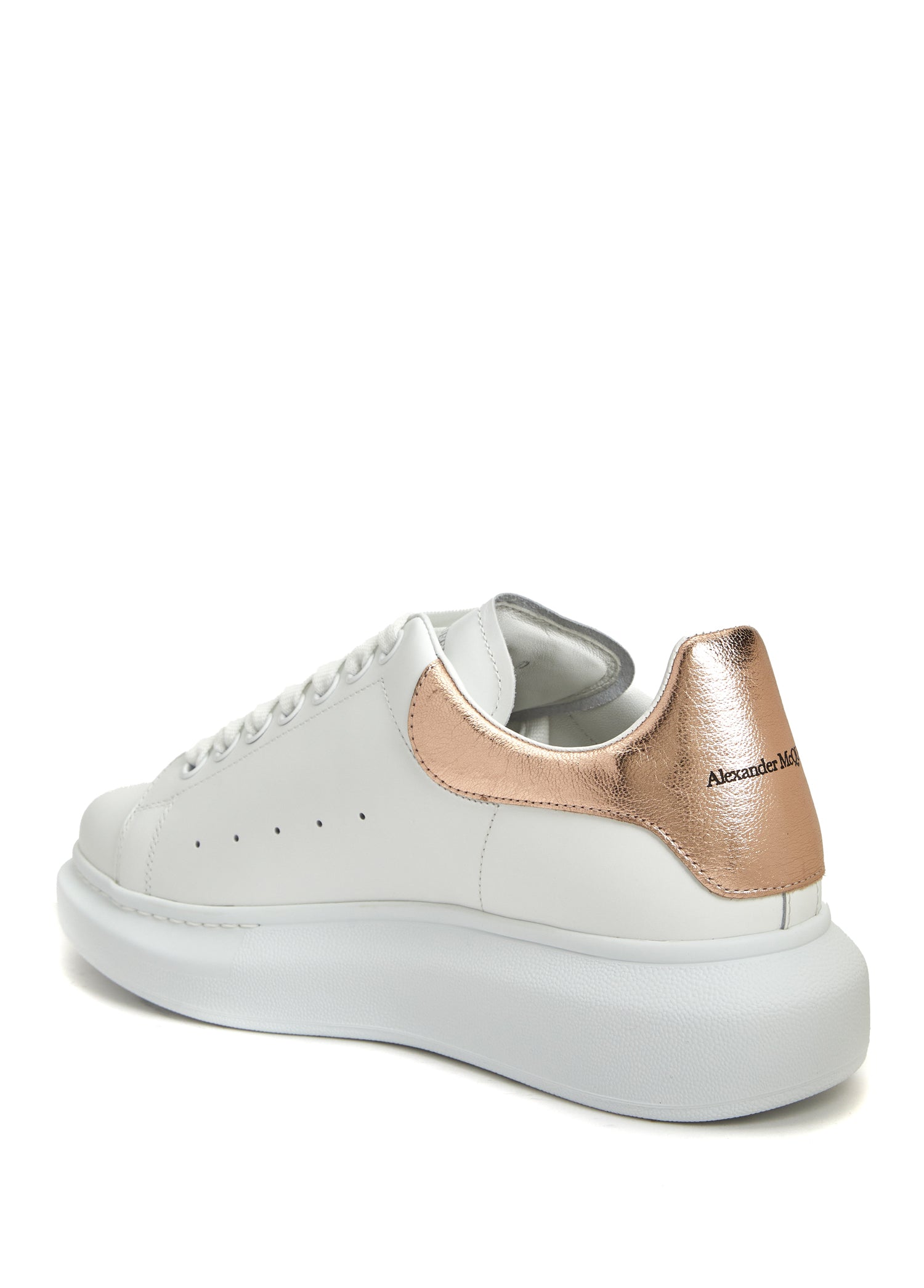 Alexander McQueen Sneakers Beyaz Gold