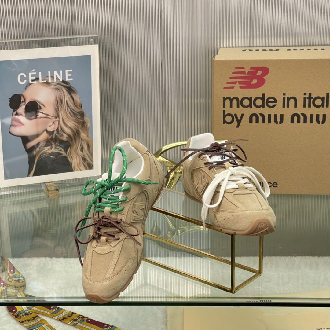 Miu Miu x New Balance 530  Kahve Yeşil