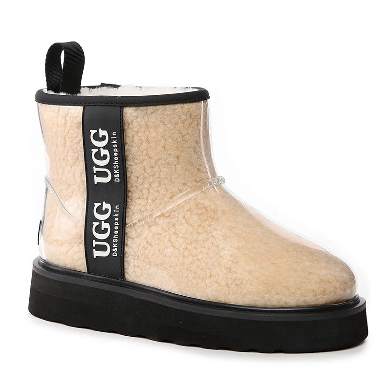 UGG Classic Clear Mini Krem Boots